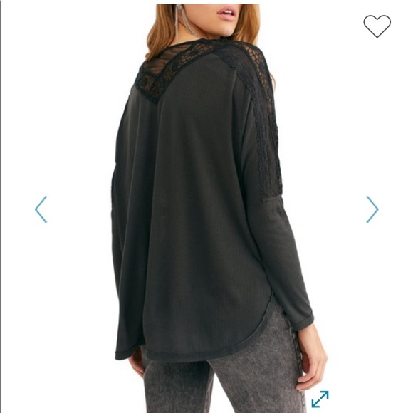 Free People Lola Lace Top - Picture 2 of 6